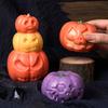 1 st Kreativitet Halloween Silikon Ljusform Handgjorda Doftljus Tvålformar Gips Harts Hantverkstillverkning Hem Halloween Dekor