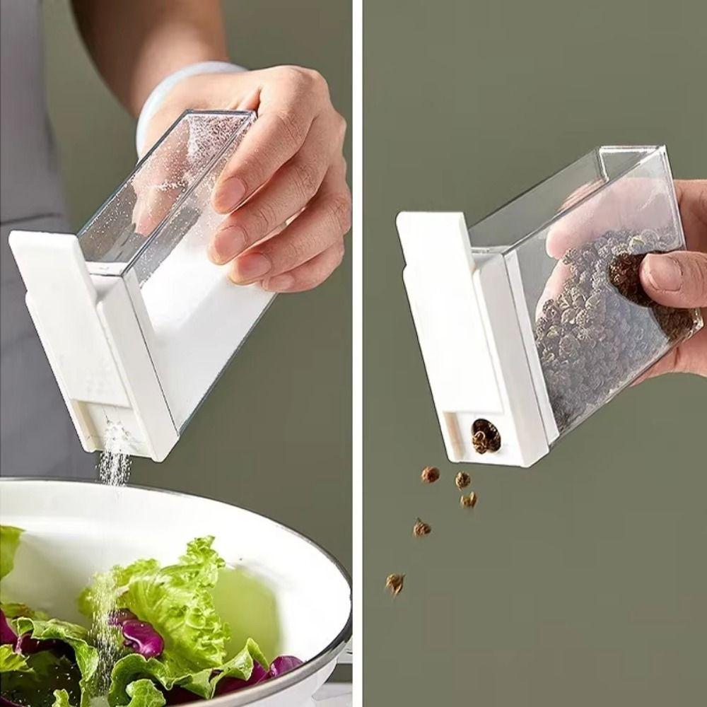 4 in 1 Seasoning Spices Box Double Hole Seasoning Storage Box Home Organization
