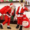 Santa Claus Christmas Gifts Bag Velvet Gifts Storage Pouch Soft Christmas Drawstring Bag  Kids