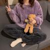 Autumn/Winter Coral Velvet Pajamas for Women Warm Casual Flannel with Velvet Thickened Can Be Worn Outside The Home Suit