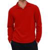 Men's Casual Retro Small V-neck Long-sleeved Top