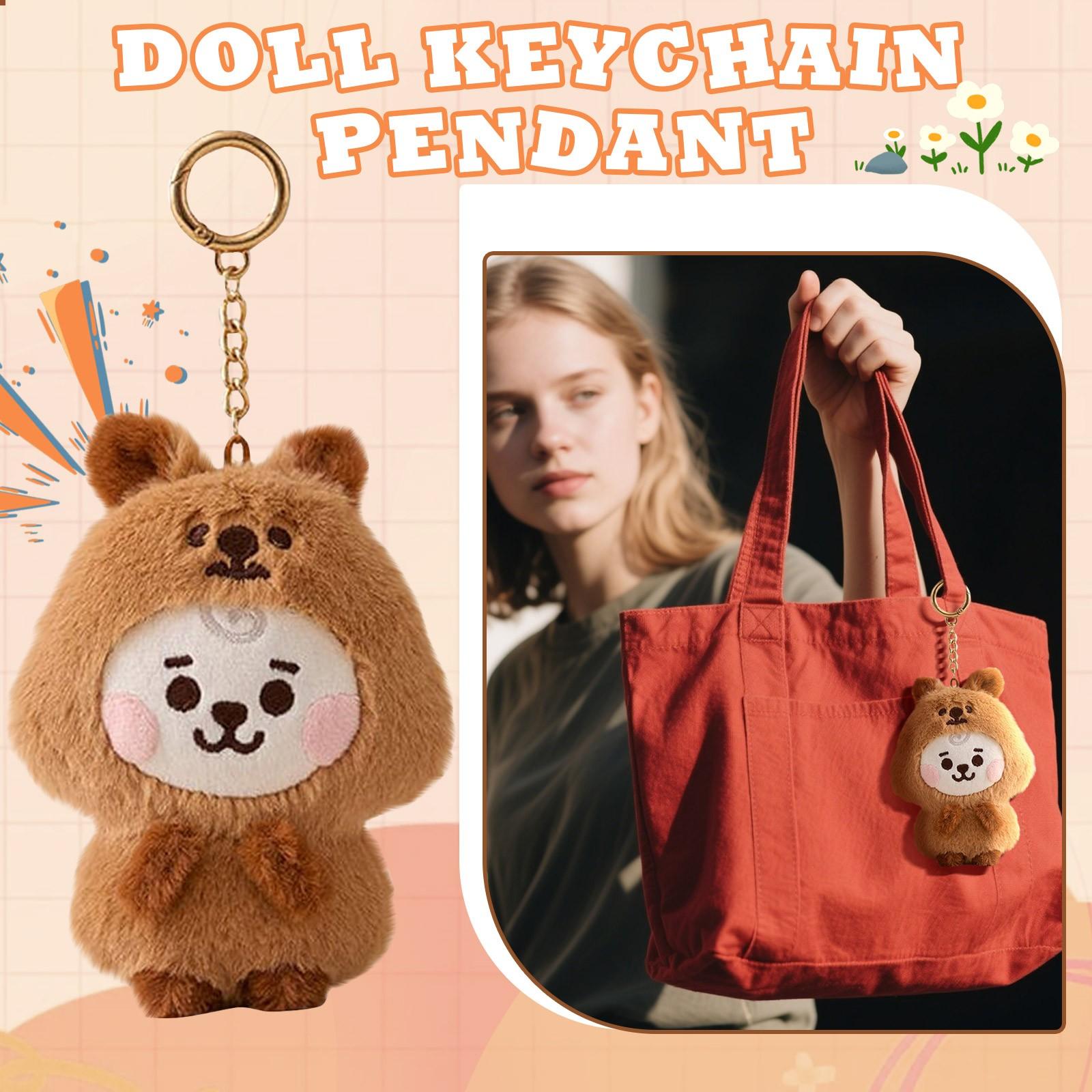 

Плюшевый кулон-брелок в виде куклы, Веселый и милый подарок для фаната, Идол, Периферия, Брелок Kopop (1 кусок) One Size