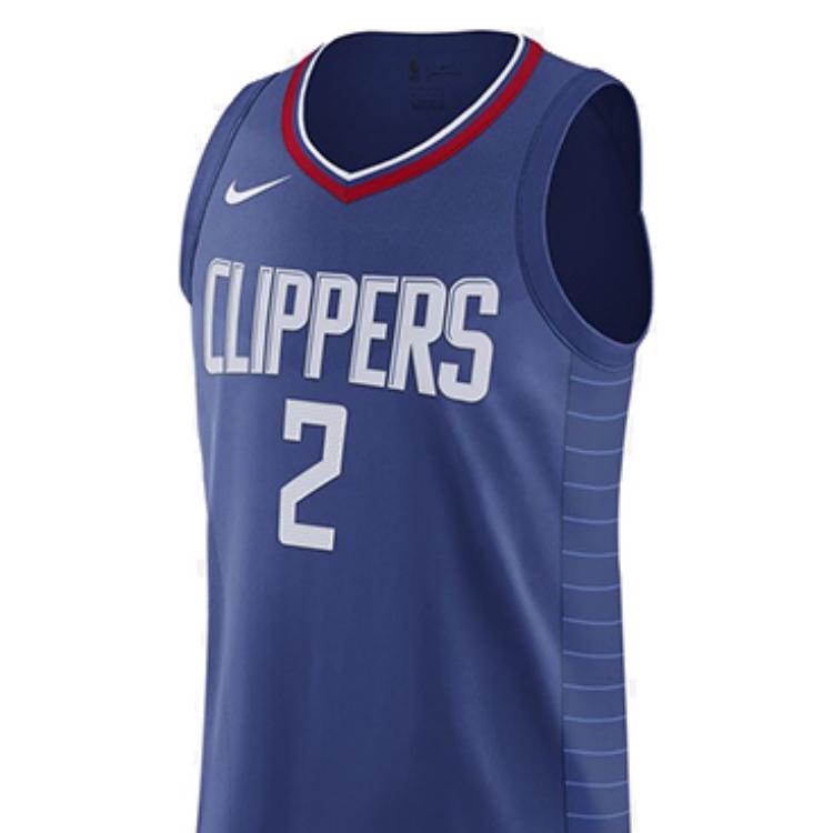 Nike Kawhi Leonard No. 2 Player Edition Basketball Jersey Men Tops Blue AV2655-400