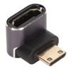 Mini HD Multimedia Interface Male to HD Multimedia Interface Female Adapter 8K 60Hz Two Way 90 Degree Ringt Angle
