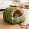 Four Seasons Washable Warm Cat & Dog Bed, Enclosed & Thickened, Suitable for Small to Medium Pets.