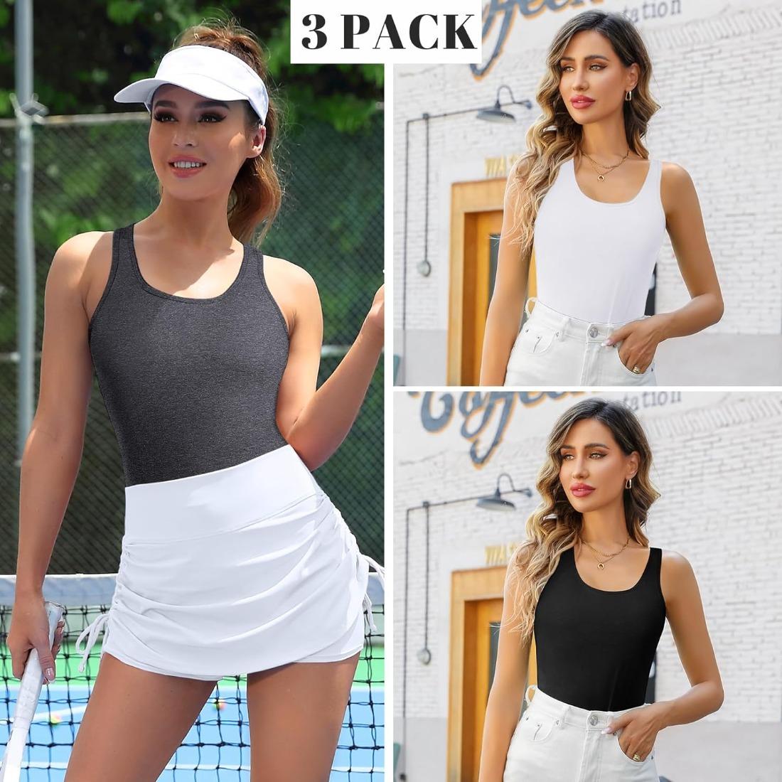 Charmleaks Shelf Bra Майки-топы со спиной-борцовкой Тренировочные топы для йоги Футболка — фото 3