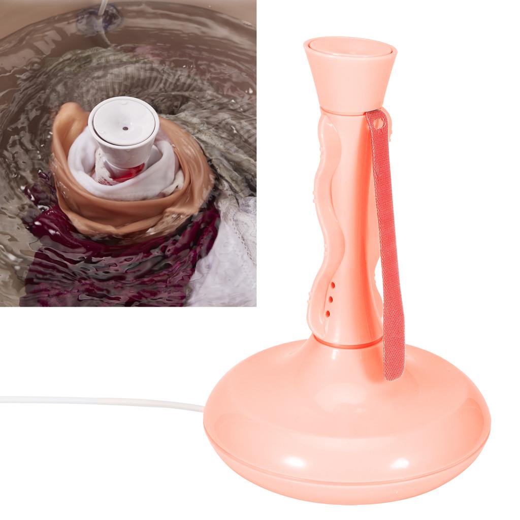 360 Degree Mini Portable Ultrasonic Washing Machine USB Powered Underwear Socks WasherRed