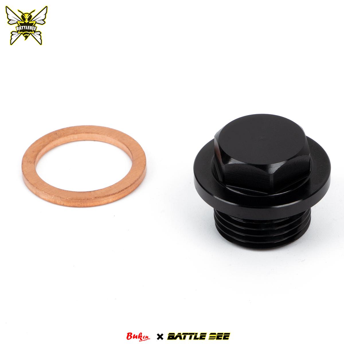 Battle Bee Practical Oil Temperature and Oil Pressure Port Adapter Fitting M18*1.5 to 1/8 NPT Swap Adapter Sensor Screw Block the head