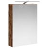 Bathroom Furniture Set 5 Pcs Reclaimed Wood Engineered Wood and Glass