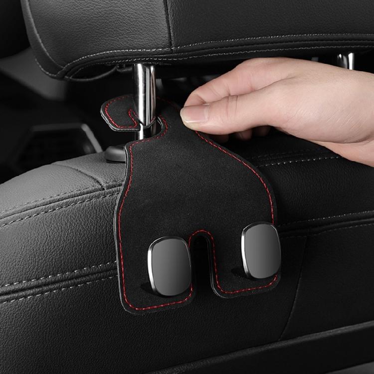 Car Back Seats Hook Rear Seats Hook Automotive Headrest Hooks Heavy Duty Double Hook Car Interior Organizer Accessories
