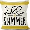 New Nordic Linen Pillowcase Summer Fruit Print Pillowcase Sofa Cushion Cover Home Furnishing
