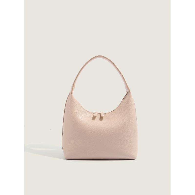 High-end Korean Bags for Women Solid Color Gentle Lady Handbags Simple and Versatile Shoulder Bag Underarm Bag Autumn and Winter