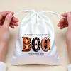 Custom 5Pcs Treat Bag BOO Trick or Treat Halloween Party Decor Drawstring Candy Bag Halloween Gift Autumn Holiday Kids Favors