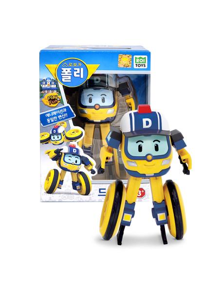 

Робот-трансформер Robocar Poli Droney, 4 дюйма [один предмет], популярная корейская игрушка в подарок