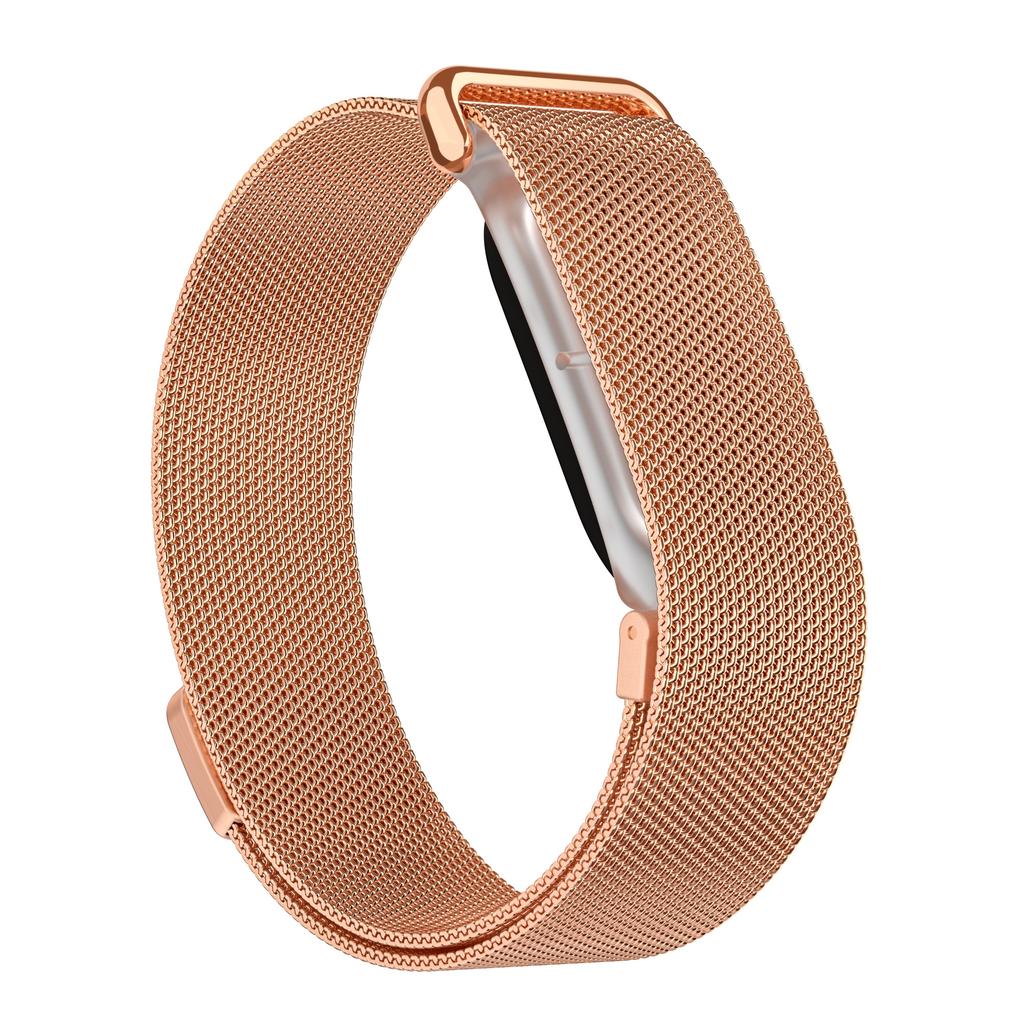 Luxury For Google Fitbit Air Milanese Loops Magnetic Band Breathable Quick Release Wristwatch Stainless Steel Watch Bracelet Wristband for Men Women