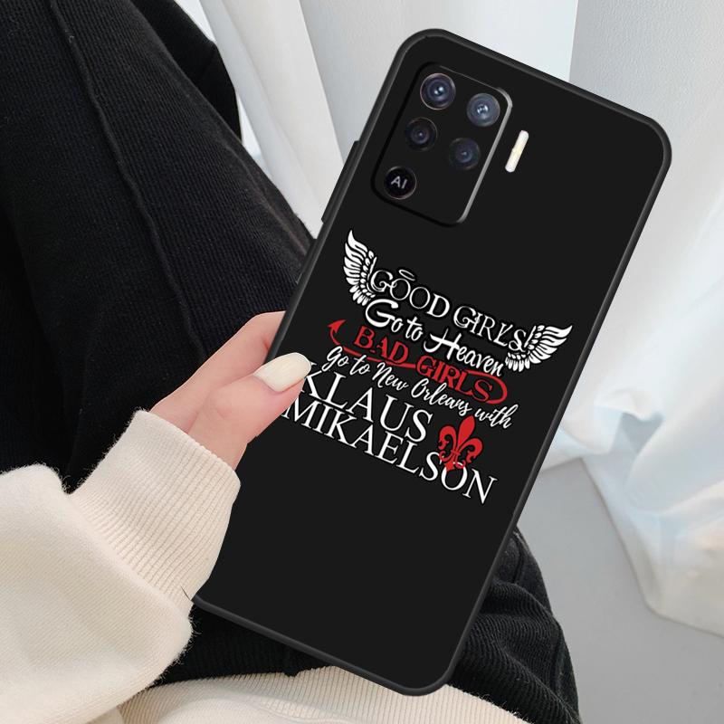 Vampire Diaries The Originals Case For Oppo A54 A74 A94 A18 A57 A17 A77 A38 A58 A78 A98 A80 A60 A40 A96 A76 A16 A15 A5 Pro