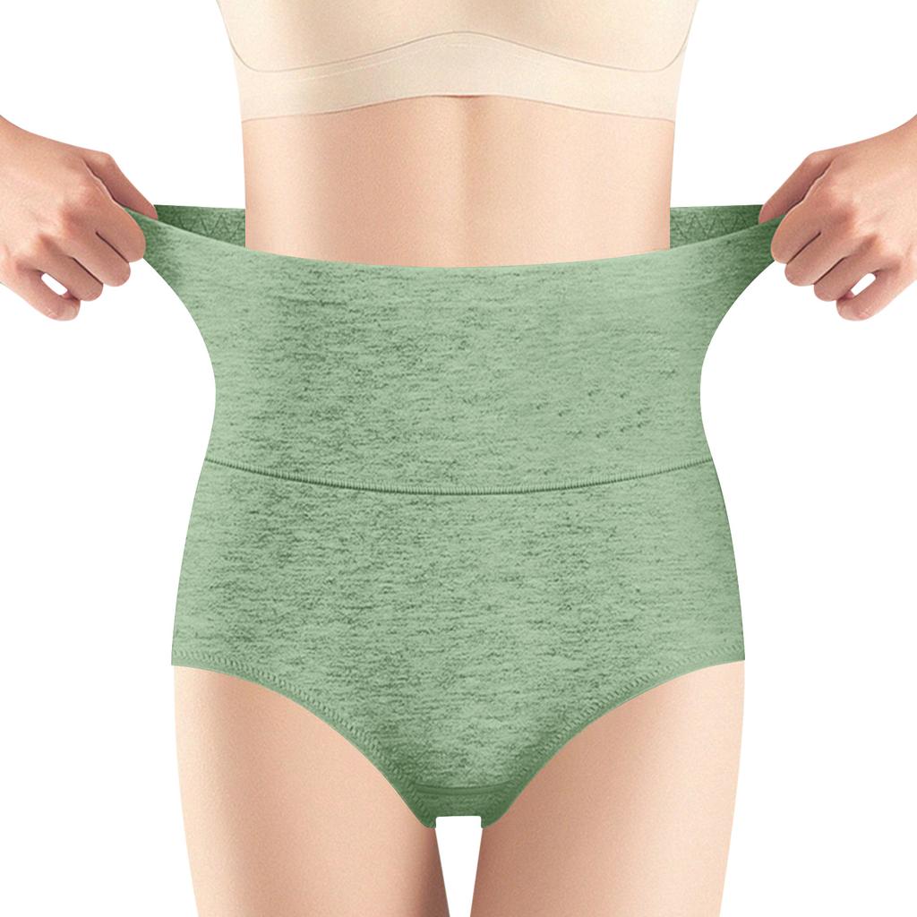 Damen Hohe Taille Bauchkontrolle und Po-Hebende Tanga-Slips