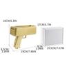 Shooting Paper Play Spray Money Toy Cash Rain Money Making Machine Suitable For Wedding Birthday Bachelorette Party Gold Shiny Surface Money