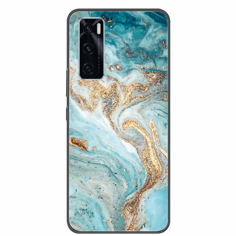 For Vivo V20 SE Case Marble Silicone Soft TPU Bumper Cover Coque For Vivo V20 SE Back Cover Cases for VivoV20 SE V20SE V 20 SE
