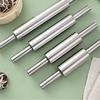 Stainless Steel Seamless Rolling Pin for Baking, Dumplings, and Noodles