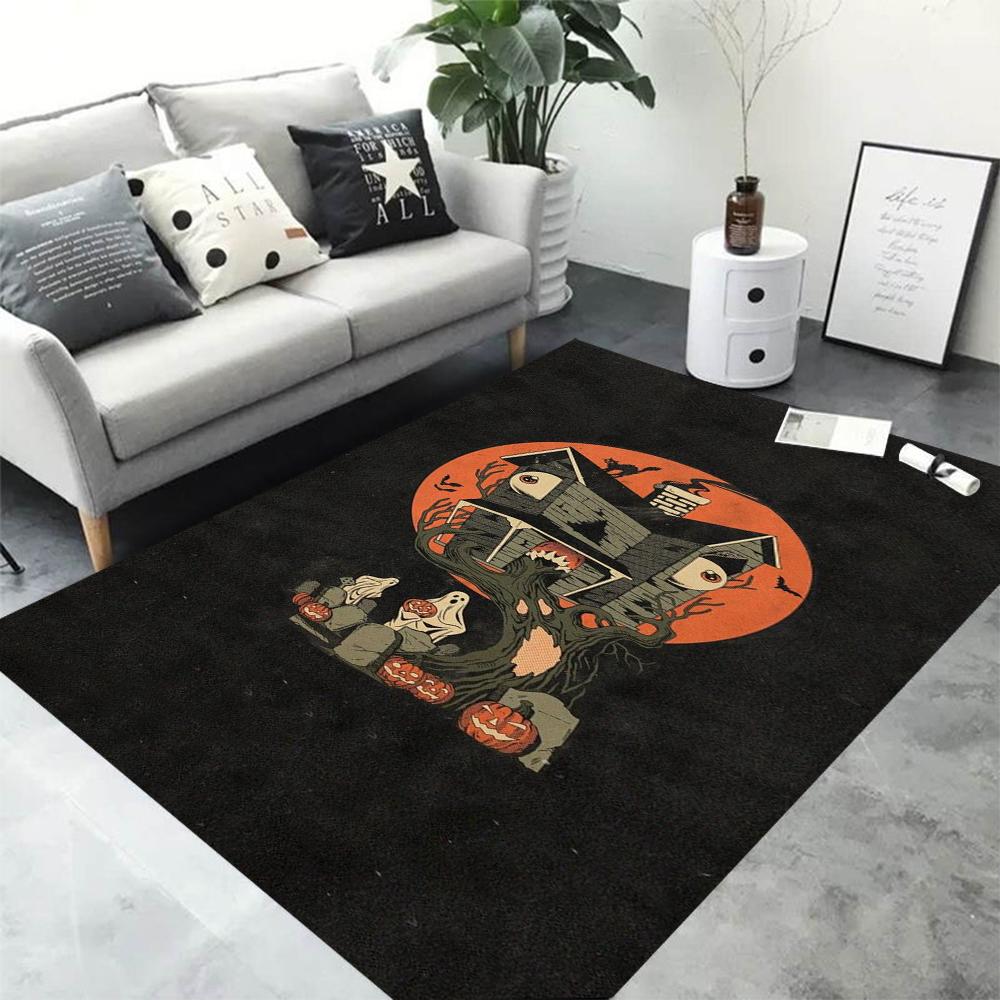 Halloween Series Of Household Entrance Non-Slip Doormat Living Room Bathroom Wear-Resistant Easy Take Care Floor Mats