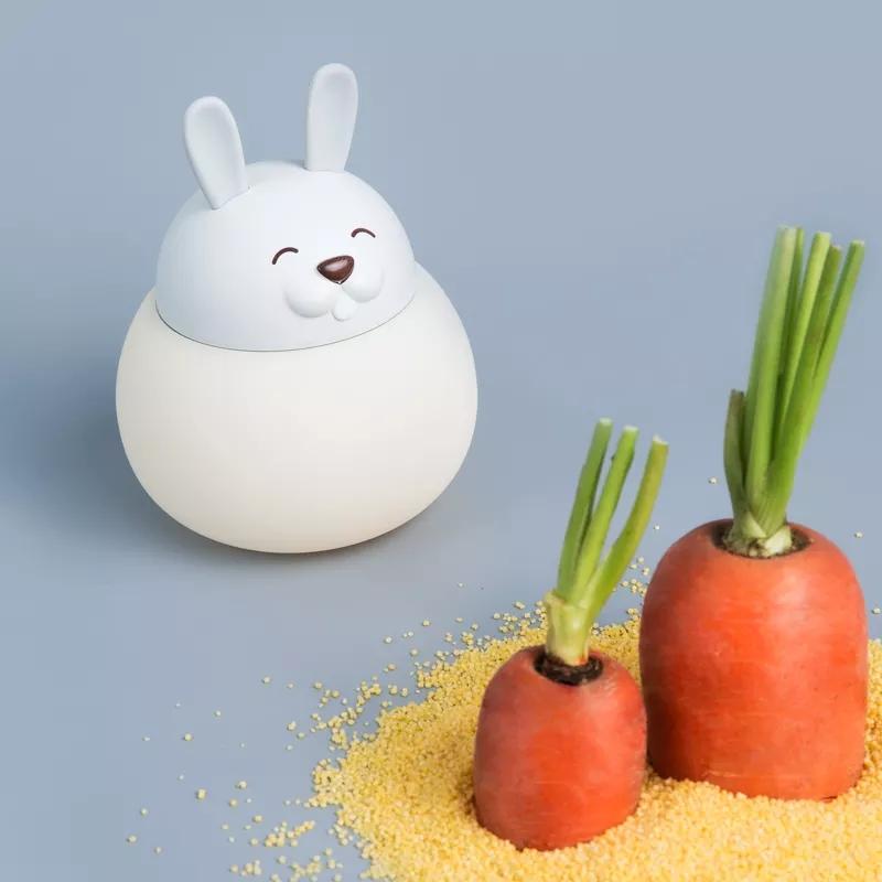 Rechargeable Portable For Kid Room Bedroom Bedside Acrylic Silicone Night Light Led Puppy Cute Bear Sleep Animal Night