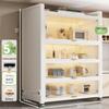 Étagère de Rangement Multifonctionnelle sur Pied et Buffet de Cuisine