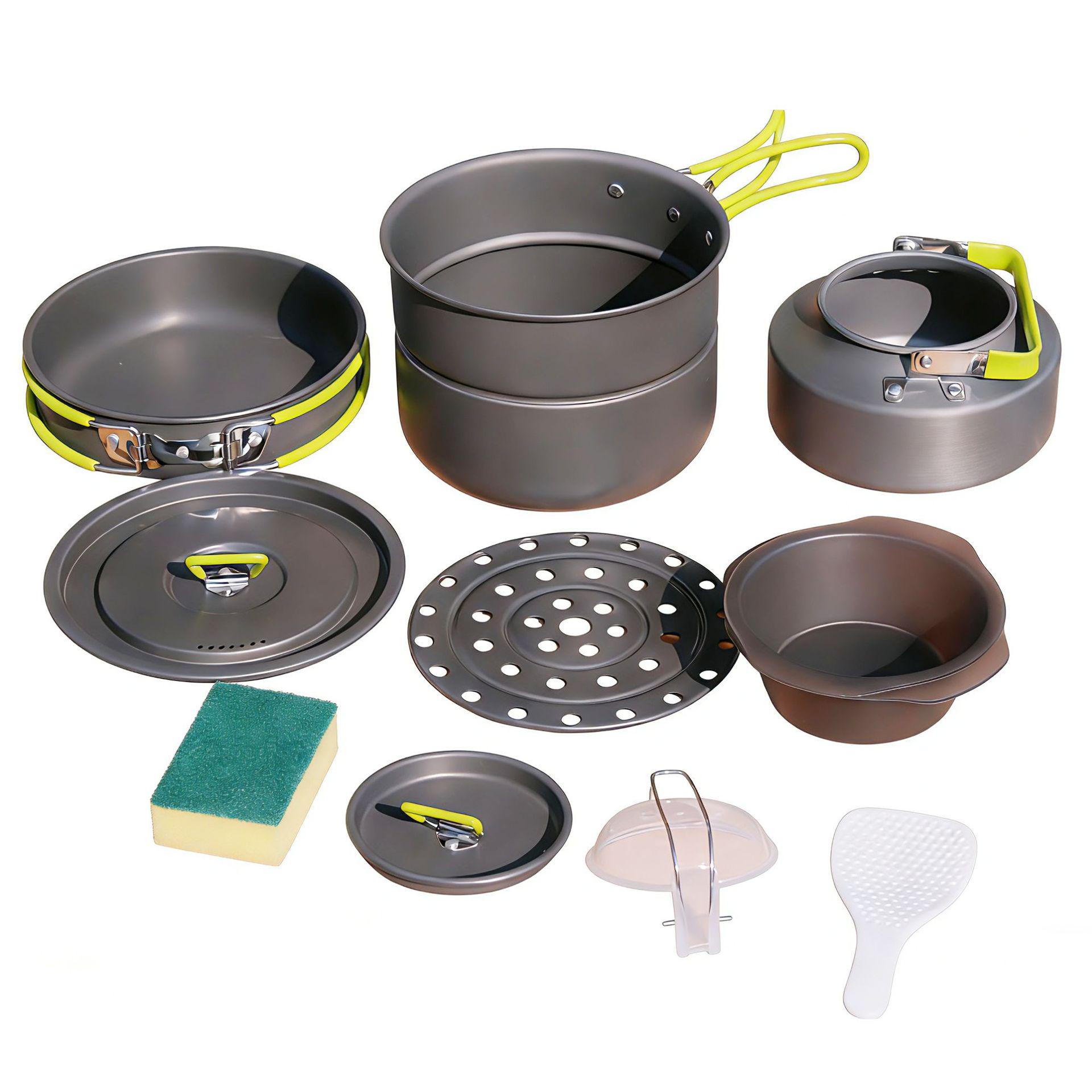 Portable 2-3 Person Outdoor Cookware & Tableware Set for Picnic and Hiking (GL-311)