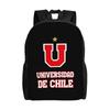 Universidad De Chile  Backpack for Men Women Casual Student Hiking Travel Daypack  College Canvas Bags Outdoor