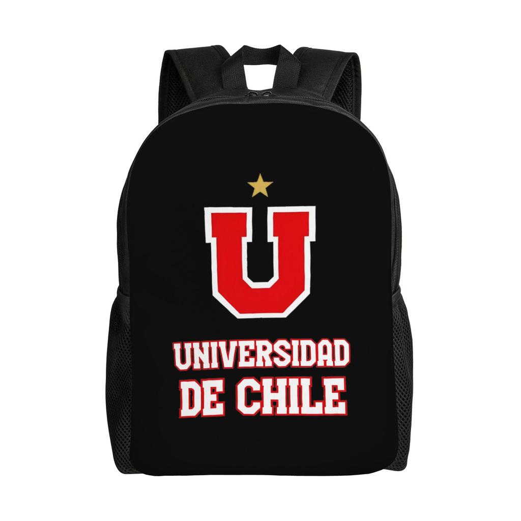 Universidad De Chile  Backpack for Men Women Casual Student Hiking Travel Daypack  College Canvas Bags Outdoor