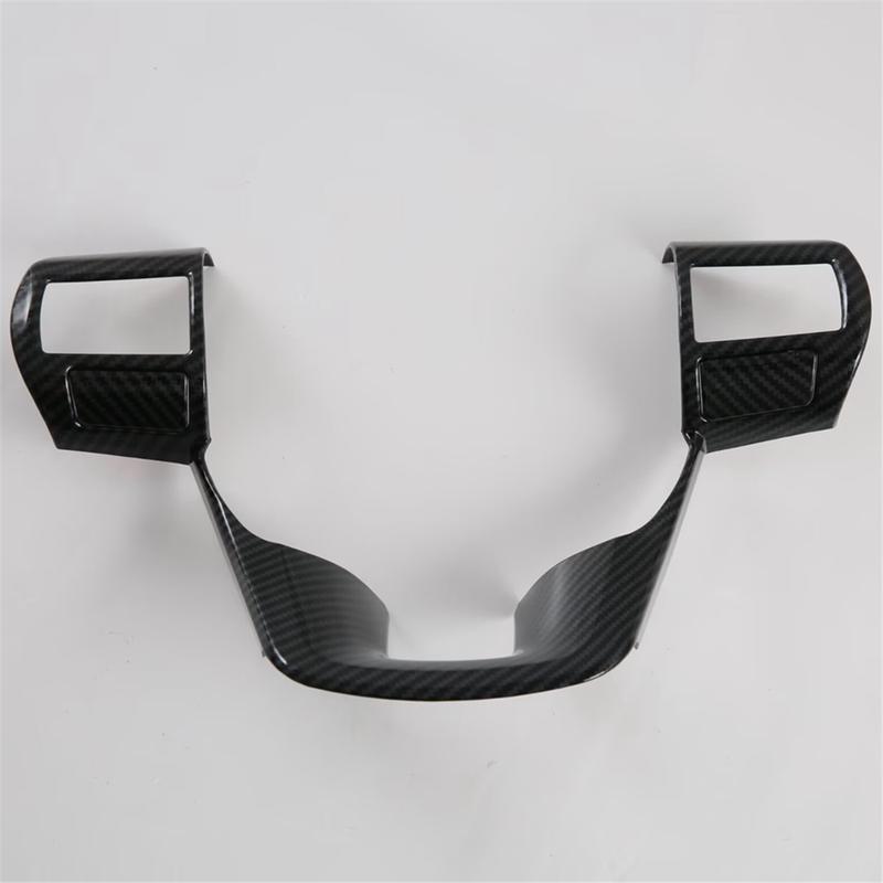 A87Q-Für Toyota Fortuner Hilux 2024 ABS Kohlefaser Auto Lenkradabdeckung Zierrahmen Dekoration Innenzubehör