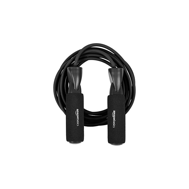 Amazon Basics Jump Rope, Standard, Black, 300cm