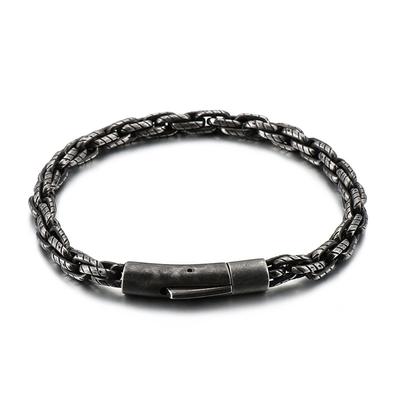 Men 'S Creative Bracelet Retro Hip -Hop Fashion Titanium Steel Bracelet 