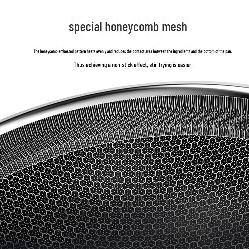 Kangbah 316L Stainless Steel Non-stick Wok