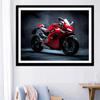 5d DIY Diamant Malerei Kreuzstich rotes Motorrad Diamant Stickerei Mosaik voller Runde Bohrer Home Decor Handwerk