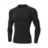 Men's Quick Drying Long Sleeved Sports Top, Comfortable Tight Fitting Clothes for Sports Yoga, Football Training, Basketball