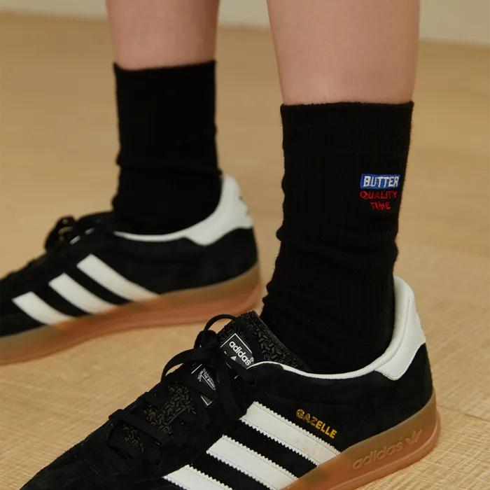 Butter Long Socks (Black)
