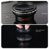 Universal Clip-On Phone Lens,37mm 0.45x Wide Angle Macro Lens 2 In 1 Mobile Phone Photograph Accessories For Macro Photography