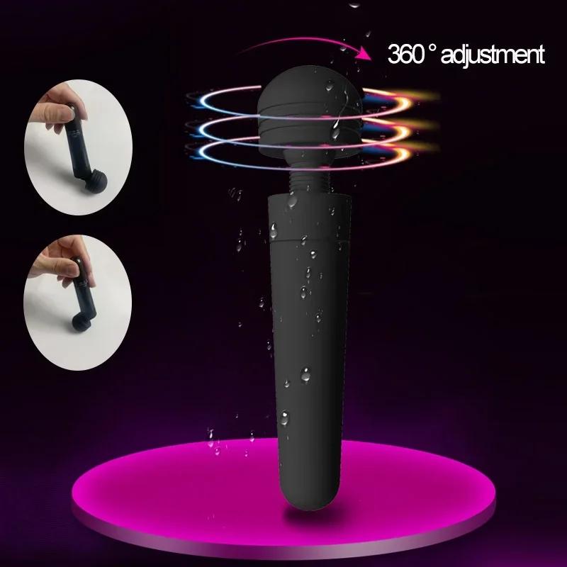 AV Sex Mini Massage Wand Vibrator Rechargeable Wireless Vibrating Egg Adult Sex Toy Lipstick Vibrator Electric Sex Toy For Women