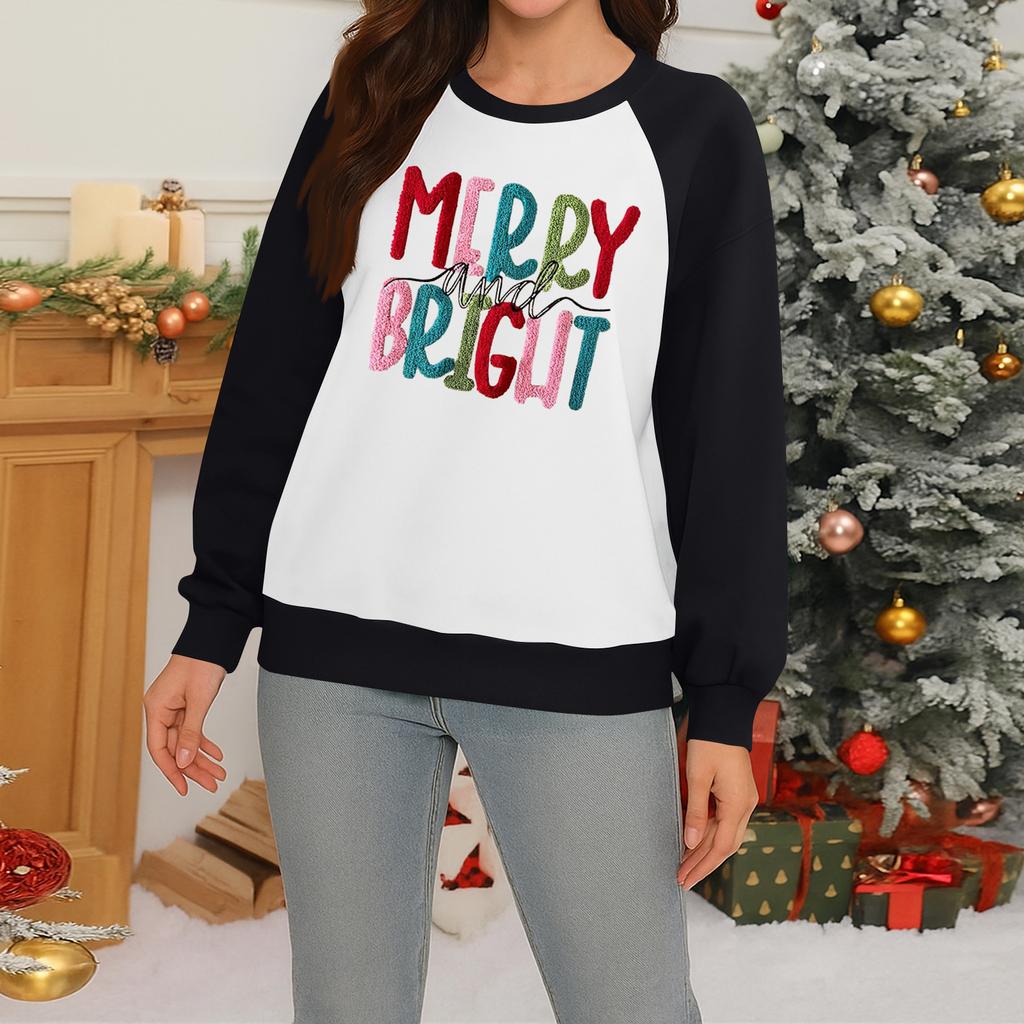 Svetry pro ženy Kulatý výstřih Pruhovaný Roztomilý Barevný blok Podzim Zima Pletené Pulovry Topy