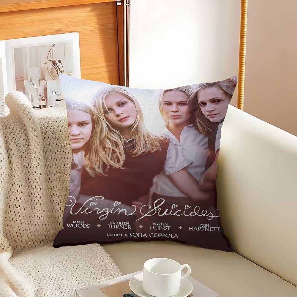 Classic Sofia Coppola Movie The Virgin Pillow Gift Home Office Decoration Bedroom Sofa Car Cushion Cover Case 45X45