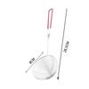 1PC Red Handle Strainer Stainless Steel Bubble Tea Colander Boba Milk Tea Spoon Filter Pearl Durable Safe Round Kitchen Gadgets