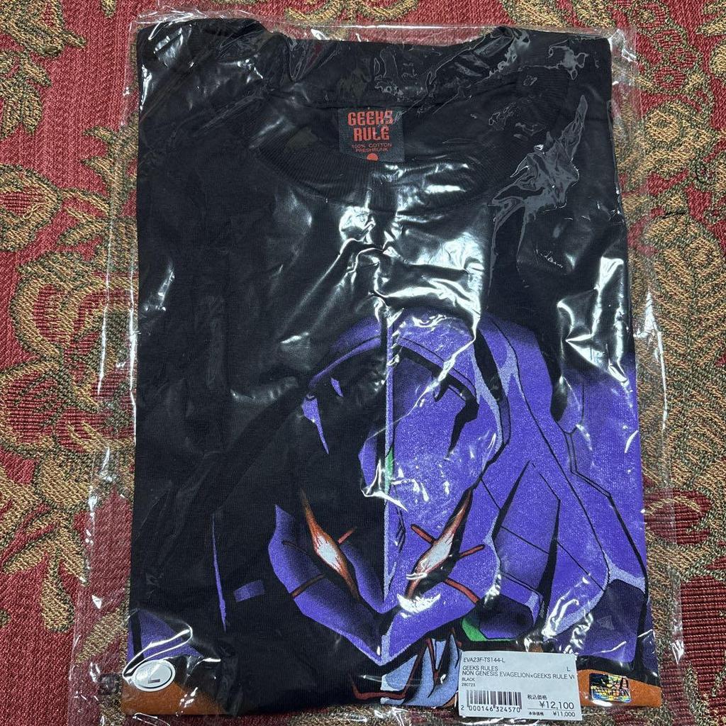 [USED] EVANGELION GEEKS RULES Collaboration T-shirt