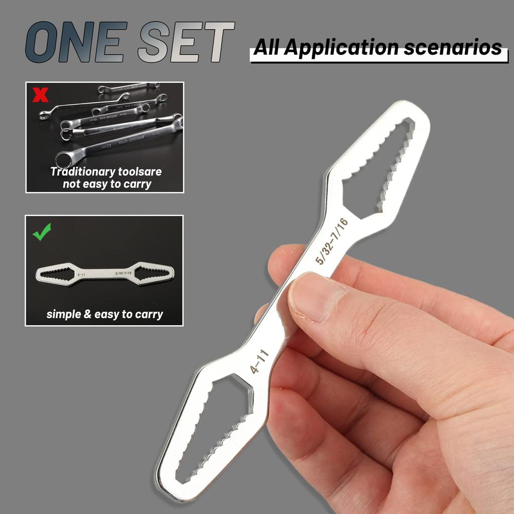 LEONTOOL Universal Compact Magic Bicycle Universal Combination for Repair Hand 4mm to High Easy Work Tool Wrench, Spanner, Wrench, Wrench,