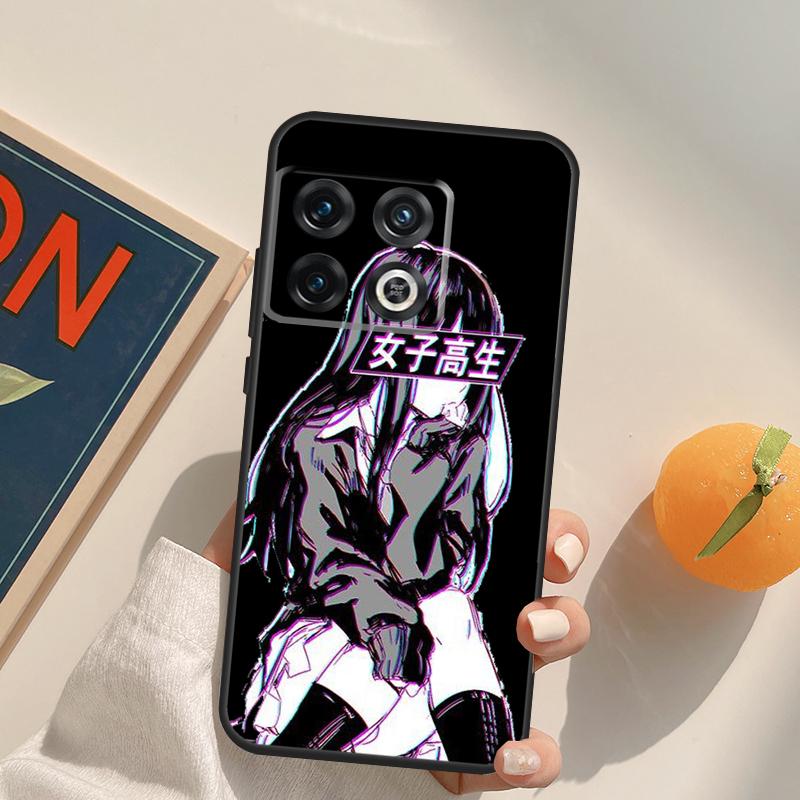 SAD JAPANESE ANIME AESTHETIC Case For OnePlus 13T 10T 10R 12R 13R 15 13 12 11 10 9 Pro Nord CE 5 2 3 4 Lite N20 N30 Cover