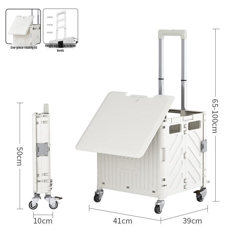 Extra Large Portable Folding Utility Cart