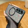 Color Love Hearts Print Magnetic Phone Case For Samsung S24 FE S23 Ultra S22 A56 A36 A15 A55 A35 A14 A54 Matte Clear for MagSafe Shockproof Slim Cover