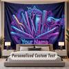 Barber Salon (126) Theme Personalized Tapestry Custom Name Text Wall Hanging Tapestry Home Background Decoration