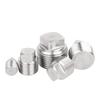 304 Stainless Steel Square Head Screw Plug Hose Barb Cap (ZG1/8 1/4 3/8 1/2 3/4 NPT Oil Plug)