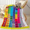 Numberblocks Blanket Comfortable Perfect for Sofa Bed Couch for All Occasions Stylish Decor Ideal Gift For Birthday Valentine'S Day